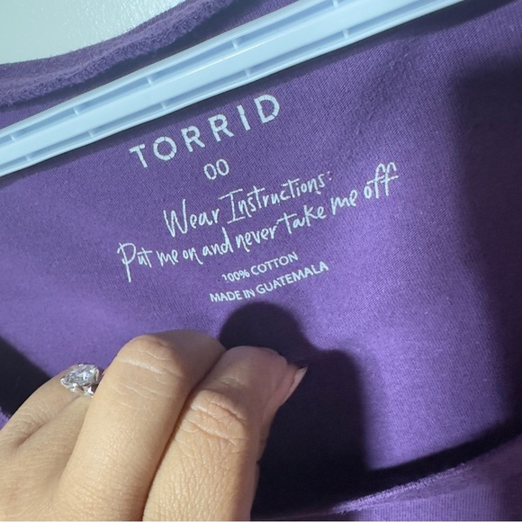 Torrid  Classic Fit Shirt Bundle Purple and Red Women Size 0X - Picture 9 of 10